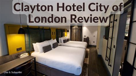 Hotel Review: Clayton Hotel, City of London. .
